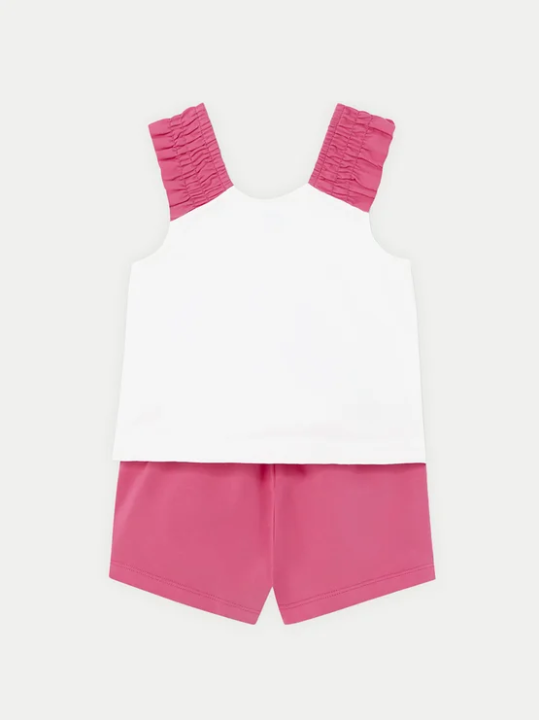 MAYORAL BABY KOMPLET LETNI DLA DZIEWCZYNKI KOSZULKA PLUS SPODENKI 1230