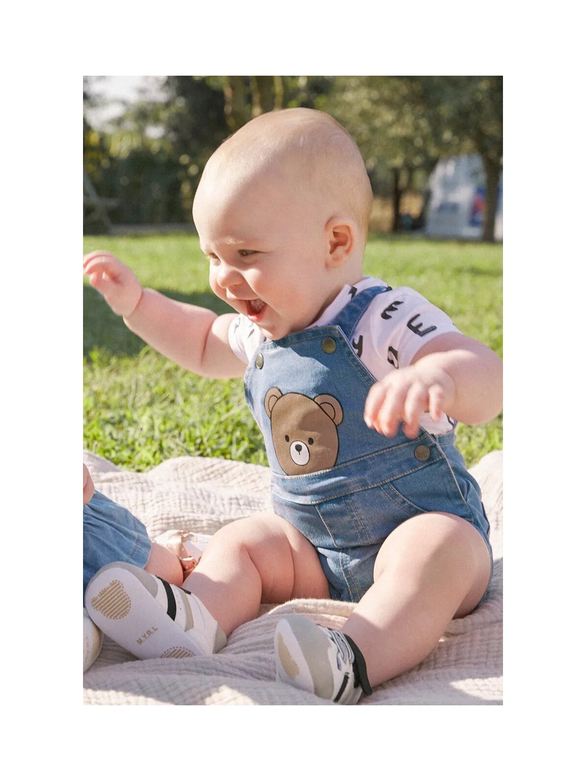 MAYORAL NEWBORN SPODENKI OGRODNICZKI DLA CHŁOPCA  PLUS BLUZKA 1622