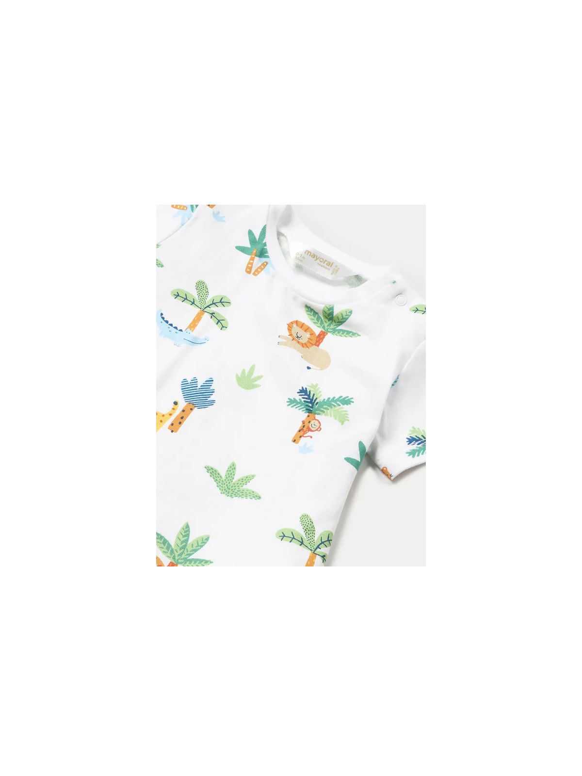 MAYORAL NEWBORN SPODENKI OGRODNICZKI DLA CHŁOPCA PLUS KOSZULKA  1624/61