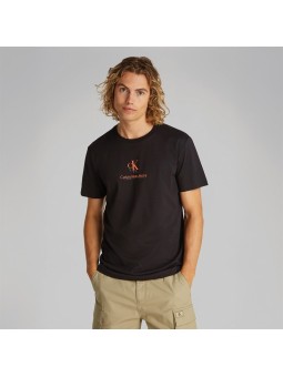 CALVIN KLEIN T-SHIRT DLA CHŁOPCA Z LOGO CZARNY J30J327469