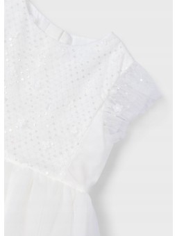 MAYORAL SUKIENKA WIZYTOWA DLA DZIEWCZYNKI CEKINY TIUL 3914