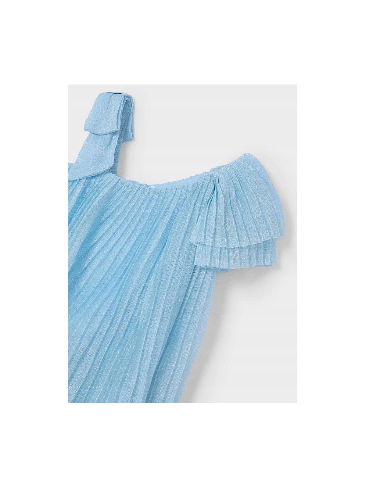 MAYORAL SUKIENKA WIZYTOWA DLA DZIEWCZYNKI PLISY BŁĘKIT 3912