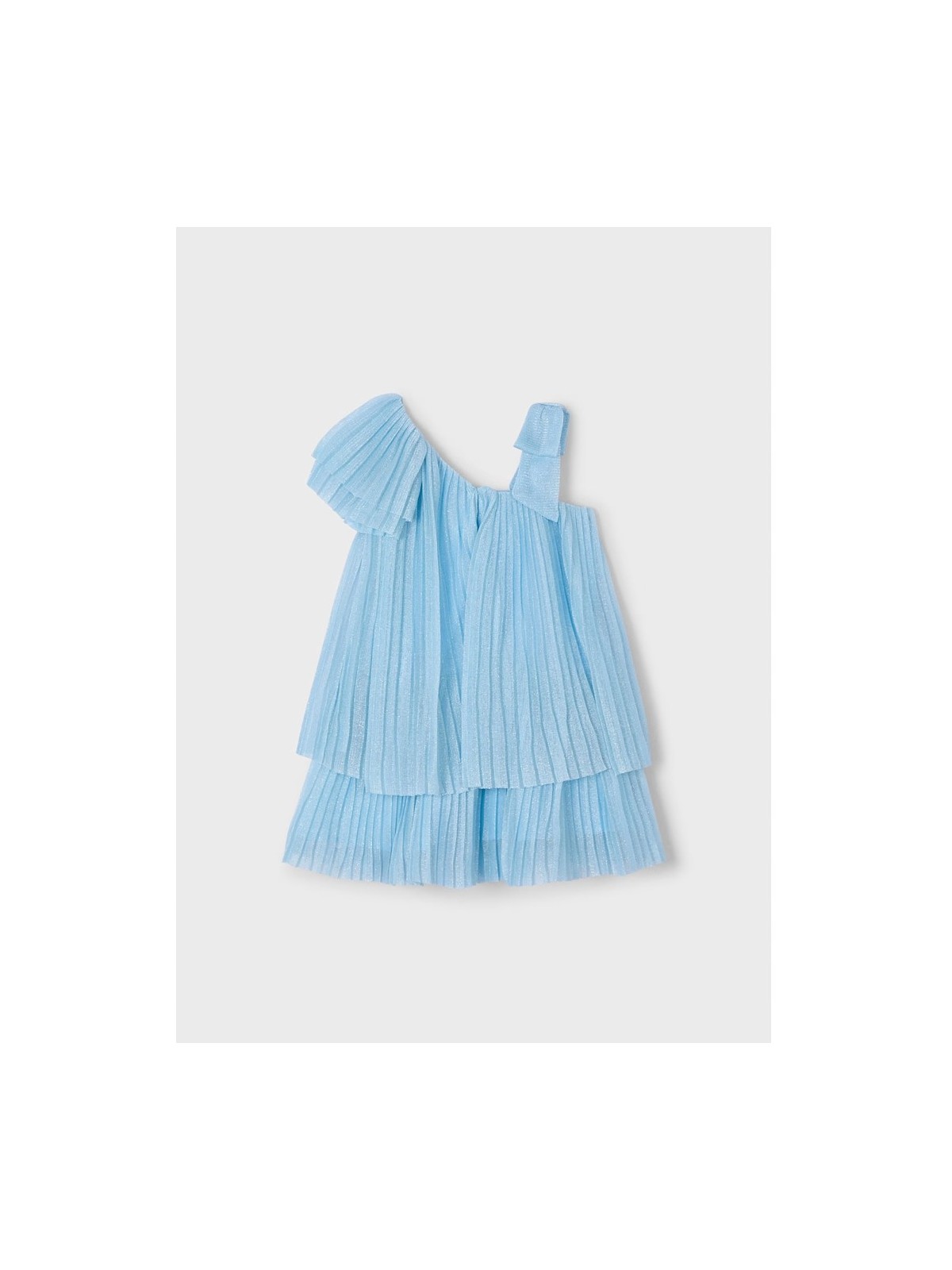 MAYORAL SUKIENKA WIZYTOWA DLA DZIEWCZYNKI PLISY BŁĘKIT 3912