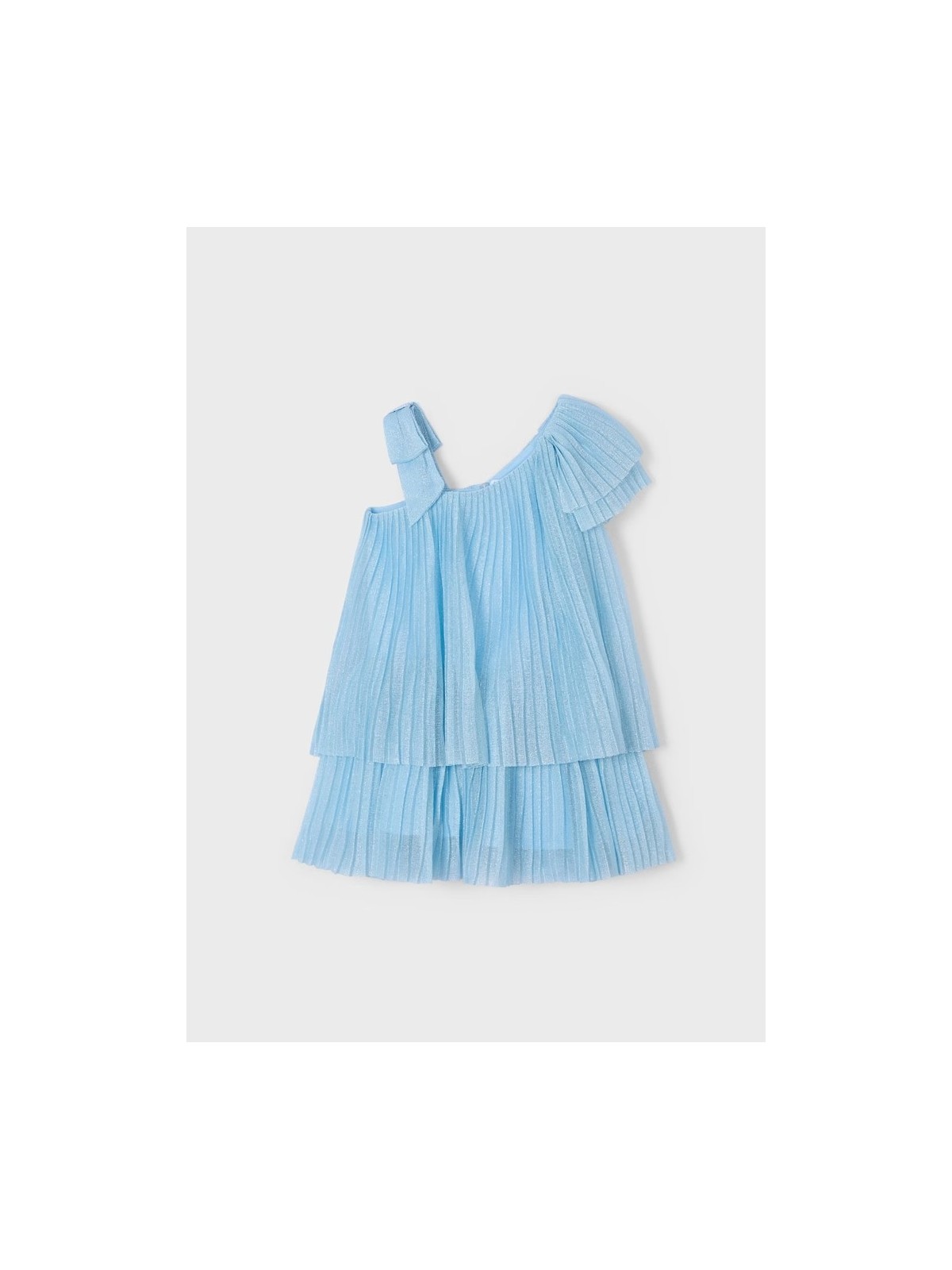 MAYORAL SUKIENKA WIZYTOWA DLA DZIEWCZYNKI PLISY BŁĘKIT 3912