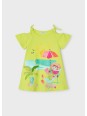 MAYORAL SUKIENKA LETNIA  DLA DZIEWCZYNKI Z WYCIECIĘM NA RĘKAWACH 3963/54