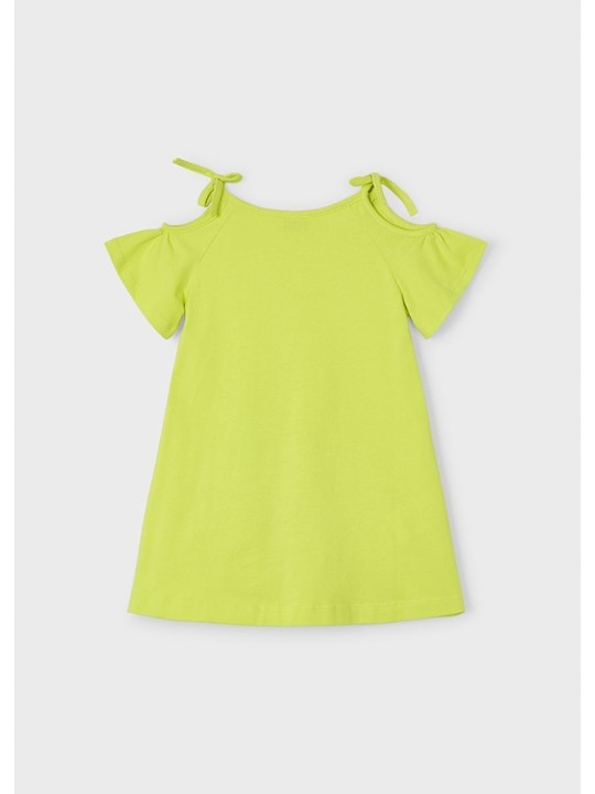 MAYORAL SUKIENKA LETNIA  DLA DZIEWCZYNKI Z WYCIECIĘM NA RĘKAWACH 3963/54