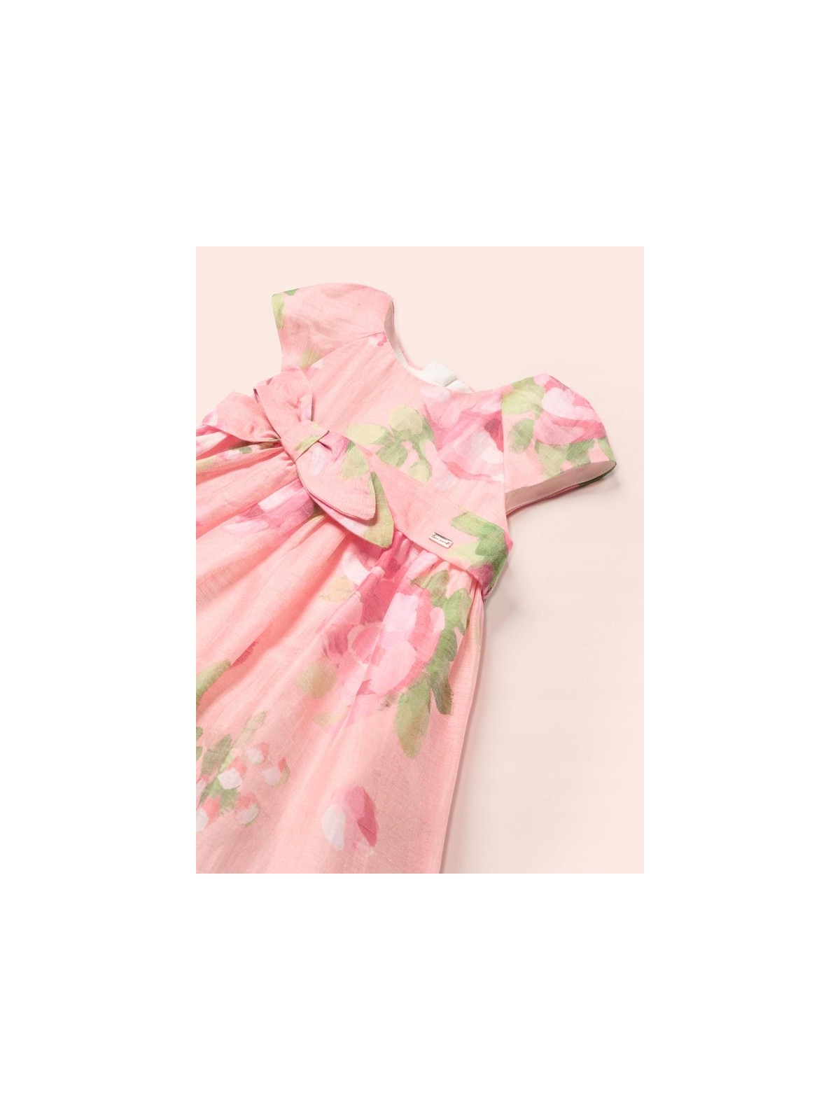 MAYORAL BABY  SUKIENKA WIZYTOWA DLA DZIEWCZYNKI RÓŻ KWIATY 1951/64