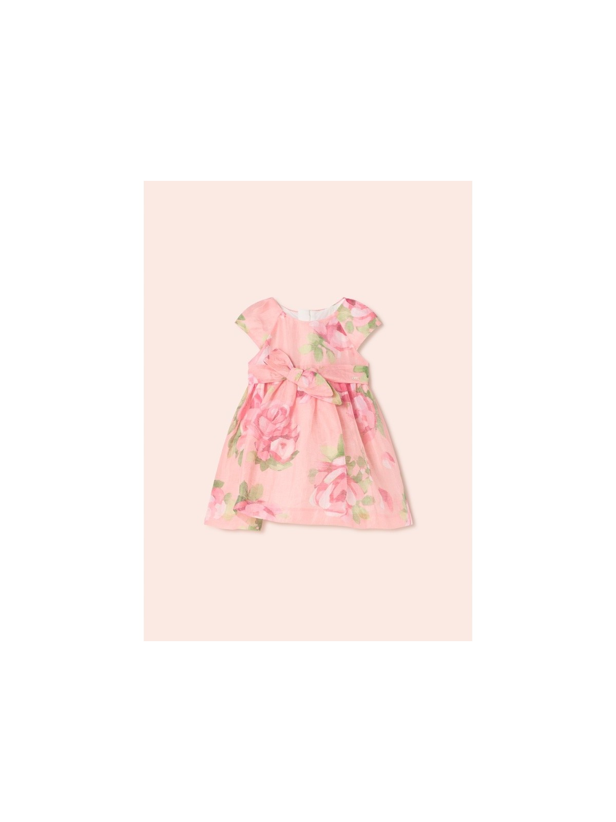 MAYORAL BABY  SUKIENKA WIZYTOWA DLA DZIEWCZYNKI RÓŻ KWIATY 1951/64