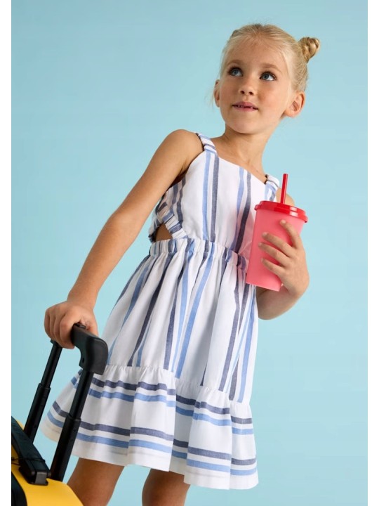 MAYORAL SUKIENKA BAWEŁNIANA DLA DZIEWCZYNKI PASKI 3965