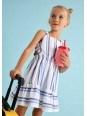 MAYORAL SUKIENKA BAWEŁNIANA DLA DZIEWCZYNKI PASKI 3965