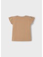 MAYORAL KOSZULKA NA KRÓTKI RĘKAW DLA DZIEWCZYNKI BRĄZ 3015/38