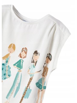 MAYORAL KOSZULKA NA KRÓTKI RĘKAW DLA DZIEWCZYNKI 3032/41