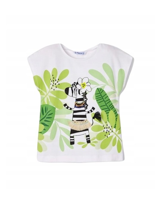 MAYORAL KOSZULKA NA KRÓTKI RĘKAW DLA DZIEWCZYNKI 3069/21