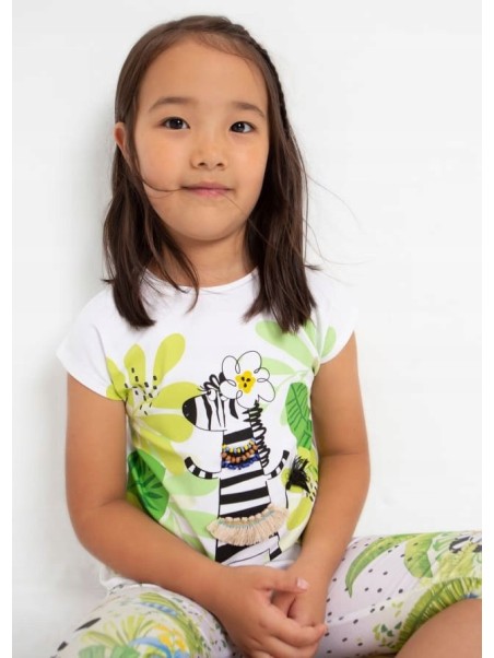 MAYORAL KOSZULKA NA KRÓTKI RĘKAW DLA DZIEWCZYNKI 3069/21