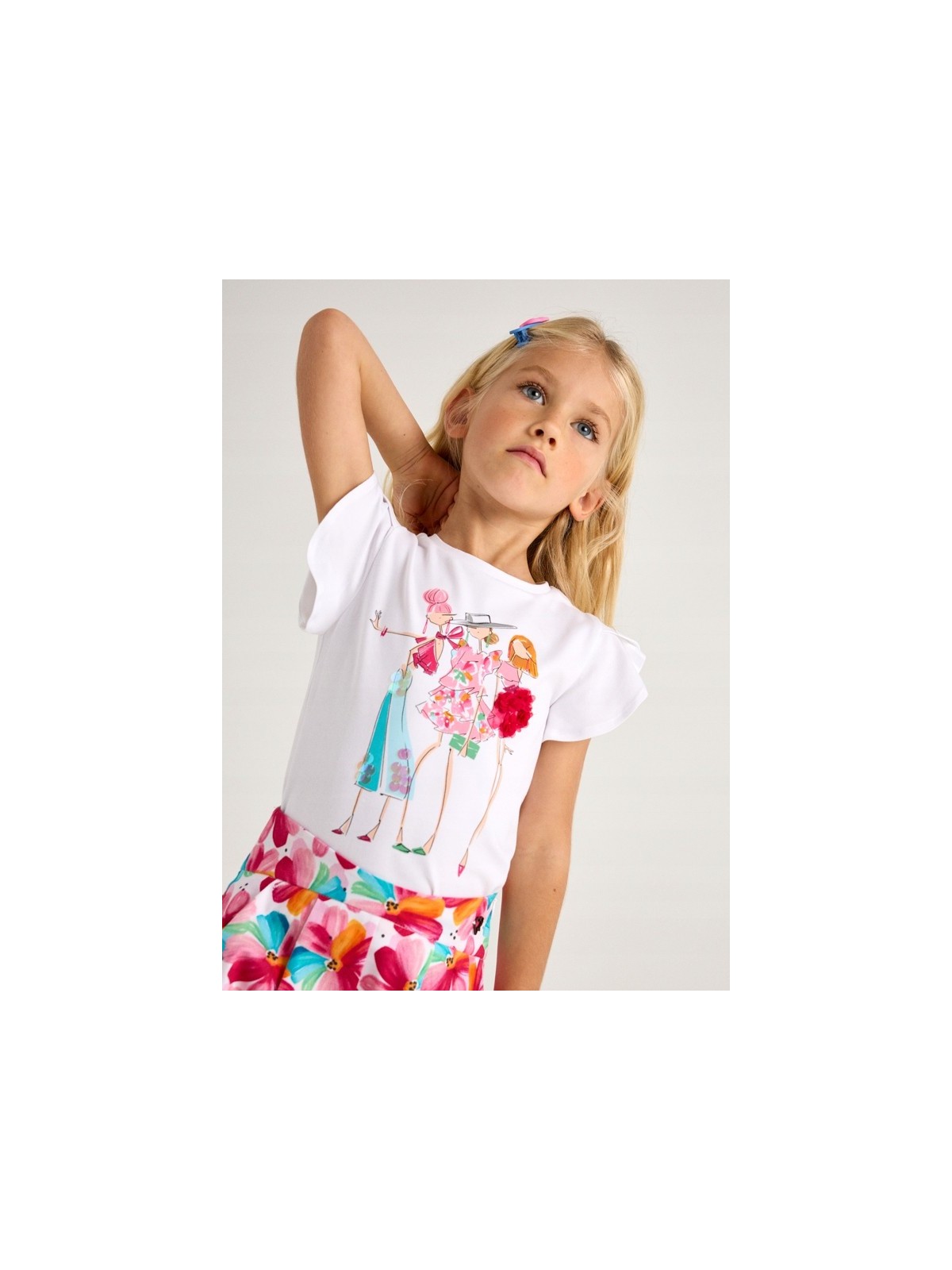 MAYORAL KOSZULKA NA KRÓTKI RĘKAW DLA DZIEWCZYNKI 3004/89