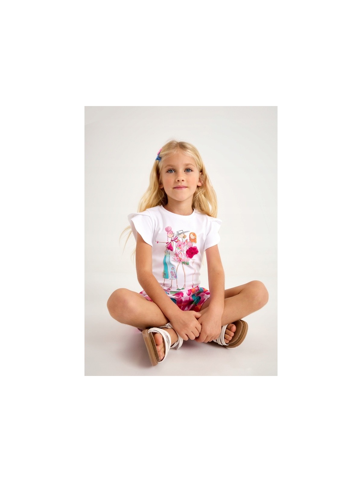 MAYORAL KOSZULKA NA KRÓTKI RĘKAW DLA DZIEWCZYNKI 3004/89