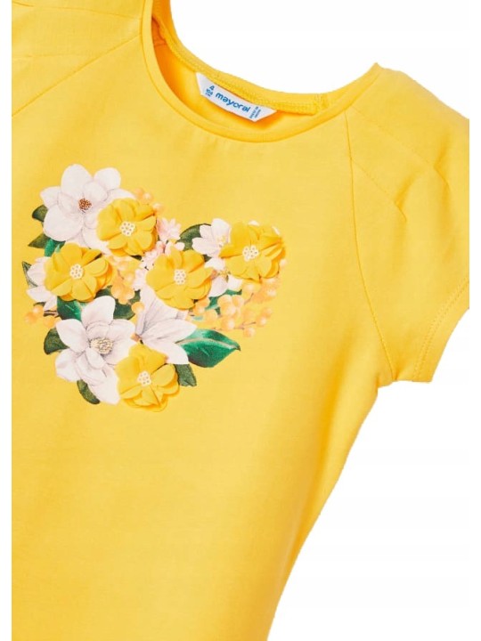 MAYORAL KOSZULKA NA KRÓTKI RĘKAW DLA DZIEWCZYNKI 3071/54