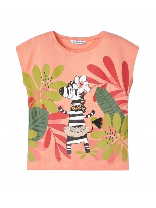 MAYORAL KOSZULKA NA KRÓTKI RĘKAW DLA DZIEWCZYNKI 3069/23