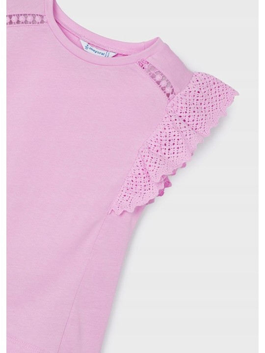 MAYORAL KOSZULKA NA KRÓTKI RĘKAW  DLA DZIEWCZYNKI 3082/28