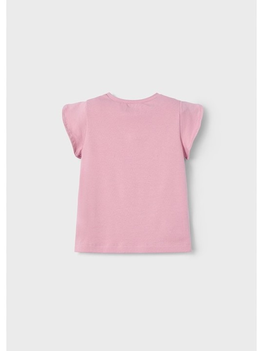 MAYORAL BLUZKA T-SHIRT KOSZULKA NA KRÓTKI RĘKAW DLA DZIEWCZYNKI RÓŹ 3004/92