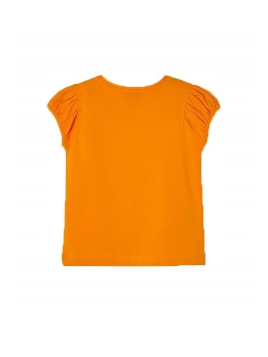 MAYORAL KOSZULKA NA KRÓTKI RĘKAW DLA DZIEWCZYNKI POMARŃCZ 3047/71