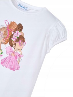 MAYORAL KOSZULKA NA KRÓTKI RĘKAW DLA DZIEWCZYNKI 3003/58