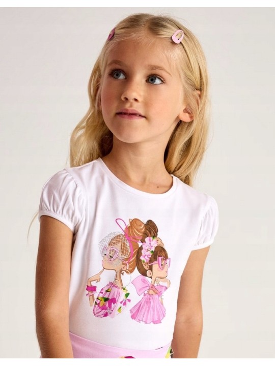 MAYORAL KOSZULKA NA KRÓTKI RĘKAW DLA DZIEWCZYNKI 3003/58