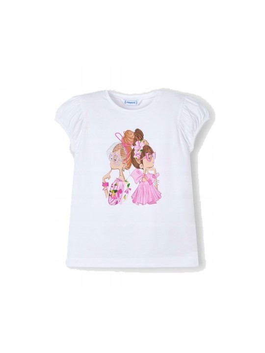 MAYORAL KOSZULKA NA KRÓTKI RĘKAW DLA DZIEWCZYNKI 3003/58