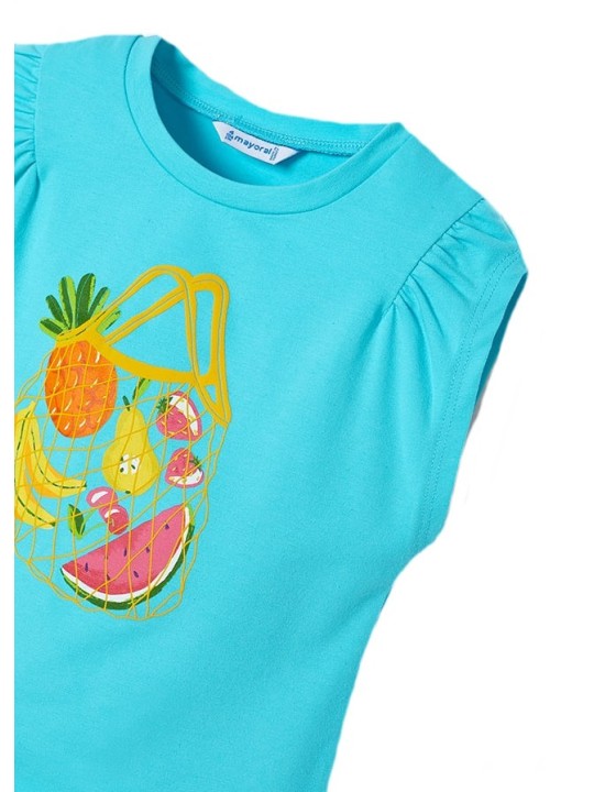 MAYORAL KOSZULKA NA KRÓTKI RĘKAW DLA DZIEWCZYNKI 3053/65