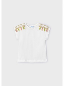 MAYORAL KOSZULKA NA KRÓTKI RĘKAW DLA DZIEWCZYNKI 3081/56