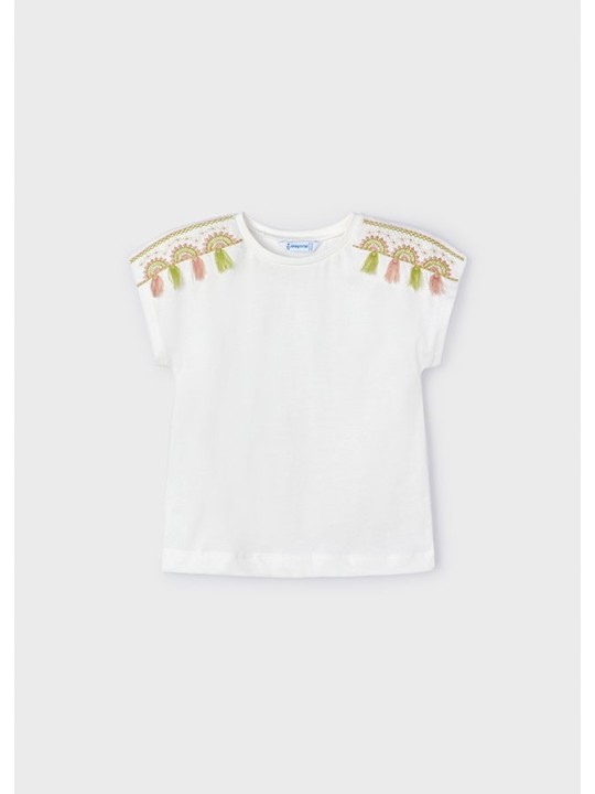 MAYORAL KOSZULKA NA KRÓTKI RĘKAW DLA DZIEWCZYNKI 3081/56