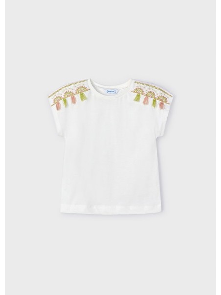 MAYORAL KOSZULKA NA KRÓTKI RĘKAW DLA DZIEWCZYNKI 3081/56