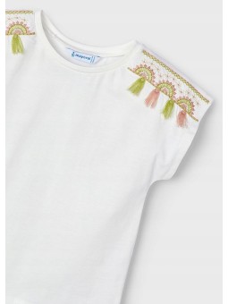 MAYORAL KOSZULKA NA KRÓTKI RĘKAW DLA DZIEWCZYNKI 3081/56