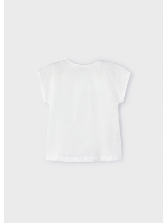 MAYORAL KOSZULKA NA KRÓTKI RĘKAW DLA DZIEWCZYNKI 3081/56