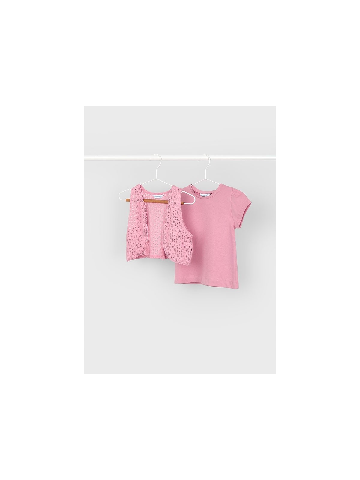 MAYORAL KOSZULKA T-SHIRT BLUZKA NA KRÓTKI RĘKAW DLA DZIEWCZYNKI GRAFIT 174/77