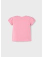 MAYORAL KOSZULKA T-SHIRT BLUZKA NA KRÓTKI RĘKAW DLA DZIEWCZYNKI ROŻ 3001/48