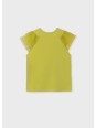 MAYORAL KOSZULKA T-SHIRT BLUZKA NA KRÓTKI RĘKAW DLA DZIEWCZYNKI LIMONKA 6001/68