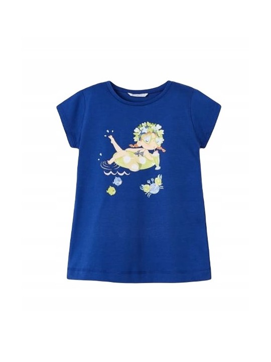 MAYORAL KOSZULKA T-SHIRT BLUZKA NA KRÓTKI RĘKAW DLA DZIEWCZYNKI 3070/46