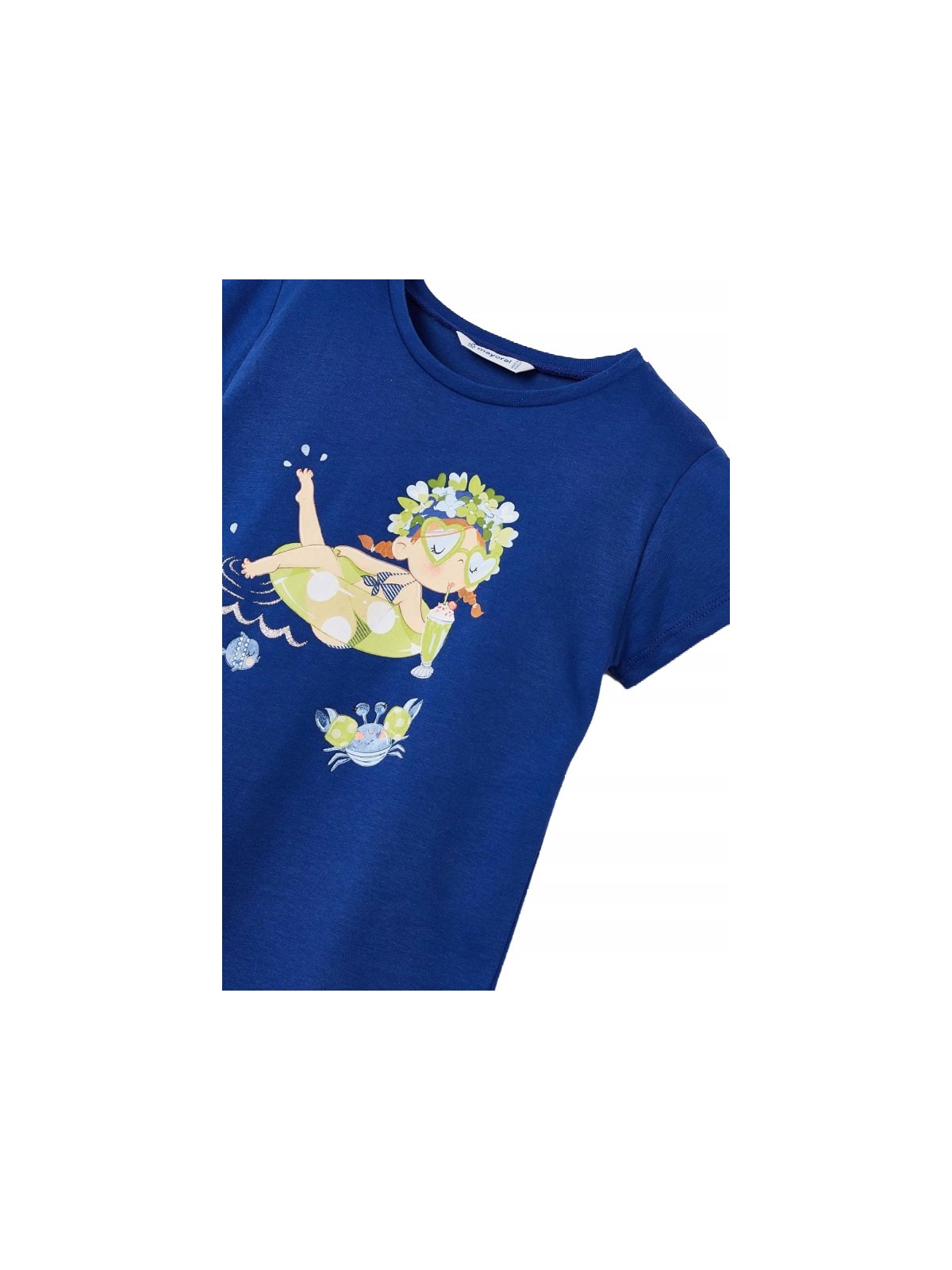 MAYORAL KOSZULKA T-SHIRT BLUZKA NA KRÓTKI RĘKAW DLA DZIEWCZYNKI 3070/46