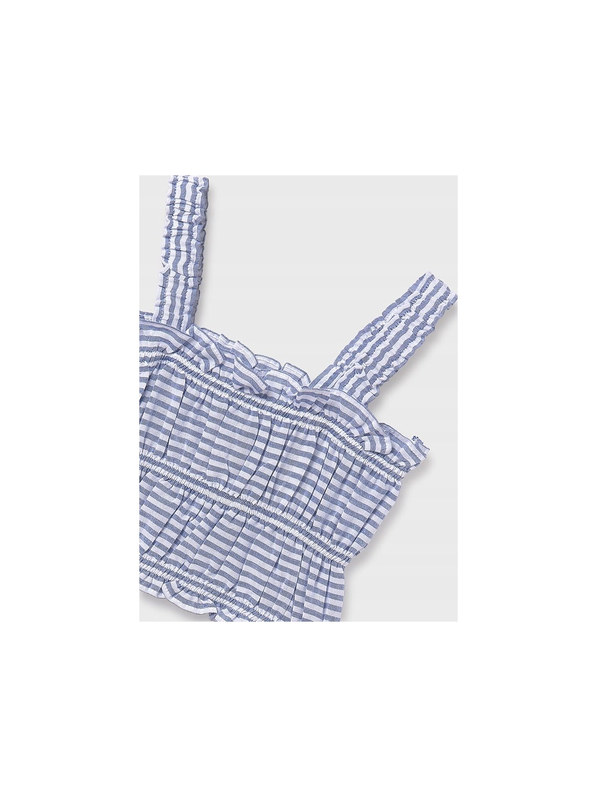 MAYORAL KOSZULA Z KRÓTKIM RĘKAWEM  PLUS TOP W PASECZKI 6145/23