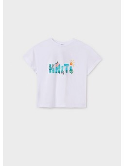 MAYORAL KOSZULKA NA KRÓTKI RĘKAW DLA DZIEWCZYNKI 6030/91