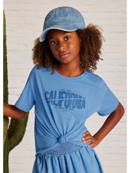 MAYORAL KOSZULKA T-SHIRT BLUZKA NA KRÓTKI RĘKAW DLA DZIEWCZYNKI  6024/70