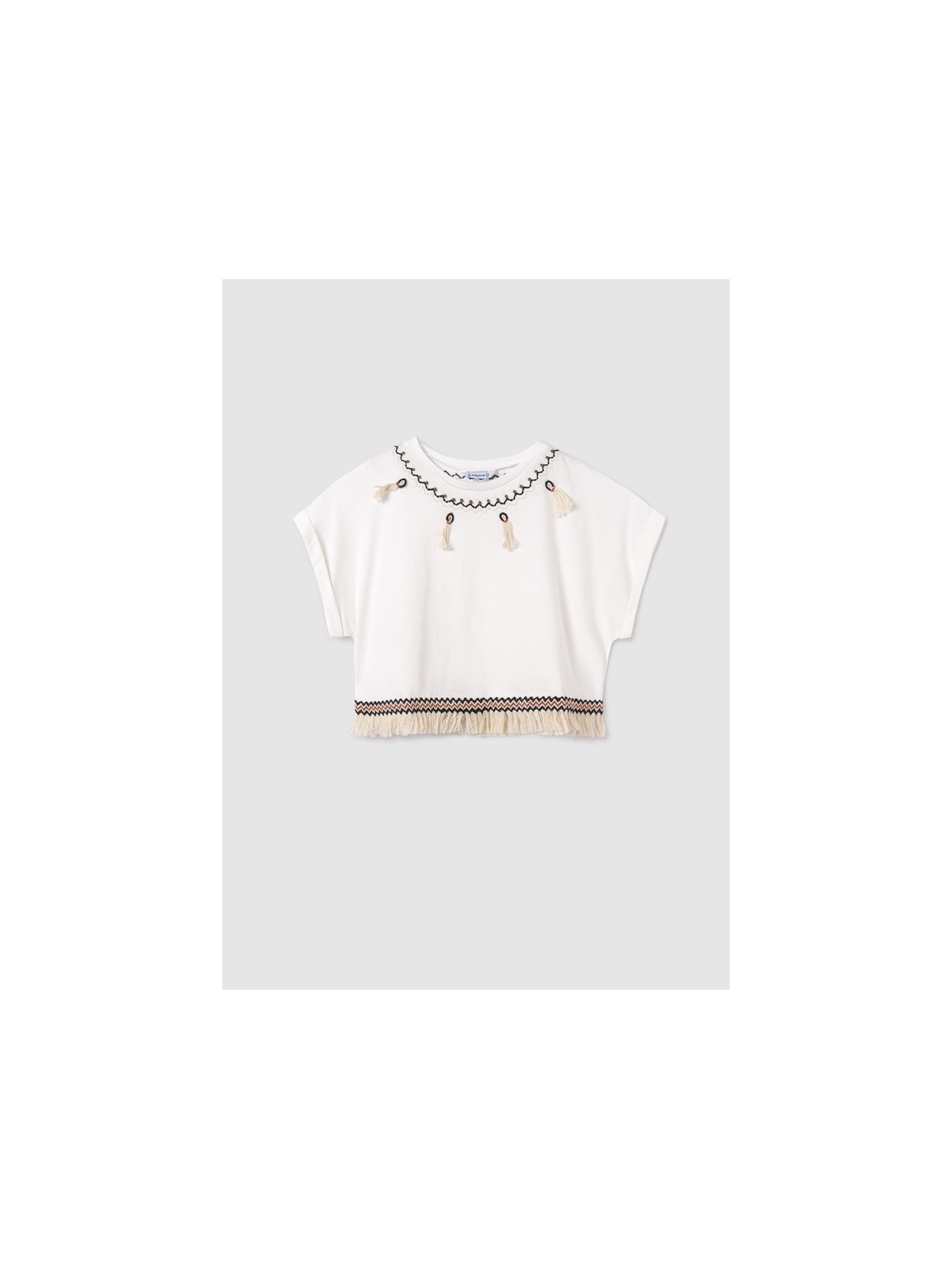 MAYORAL KOSZULKA T-SHIRT BLUZKA NA KRÓTKI RĘKAW DLA DZIEWCZYNKI 6006/86