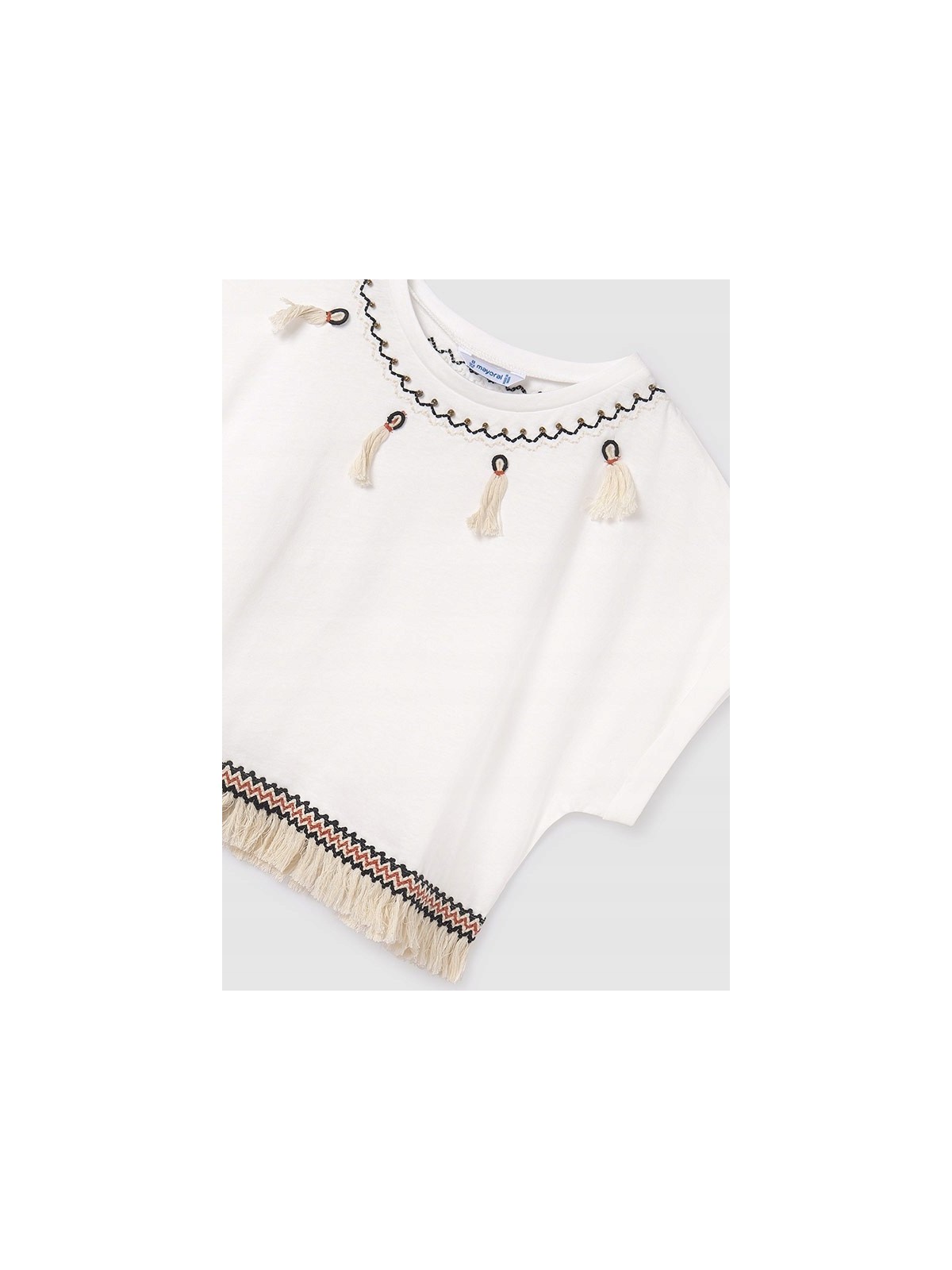 MAYORAL KOSZULKA T-SHIRT BLUZKA NA KRÓTKI RĘKAW DLA DZIEWCZYNKI 6006/86