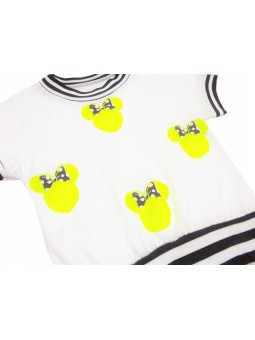 BLUZKA KOSZULKA NA KRÓTKI RĘKAW DLA DZIEWCZNKI MICKEY  C&Y