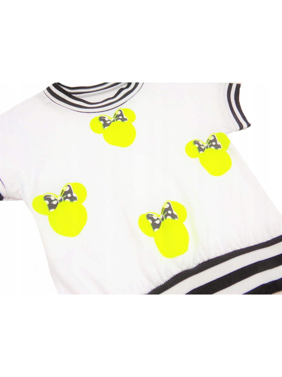 BLUZKA KOSZULKA NA KRÓTKI RĘKAW DLA DZIEWCZNKI MICKEY  C&Y