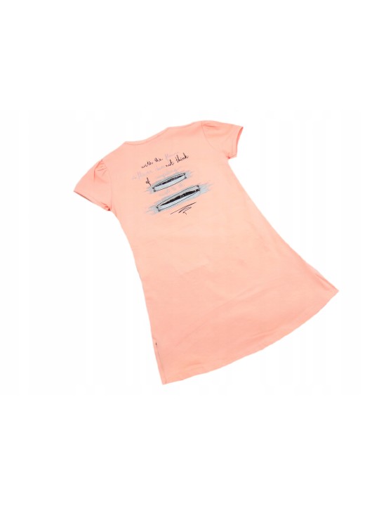 BLUZKA TUNIKA KOSZULKA NA KRÓTKI RĘKAW DLA DZIEWCZNKI KRYSZTAŁKI B176