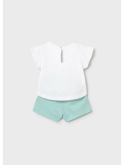 MAYORAL KOMPLET LETNI DLA DZIEWCZYNKI BLUZKA I SPODENKI 1641/51