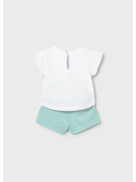 MAYORAL KOMPLET LETNI DLA DZIEWCZYNKI BLUZKA I SPODENKI 1641/51