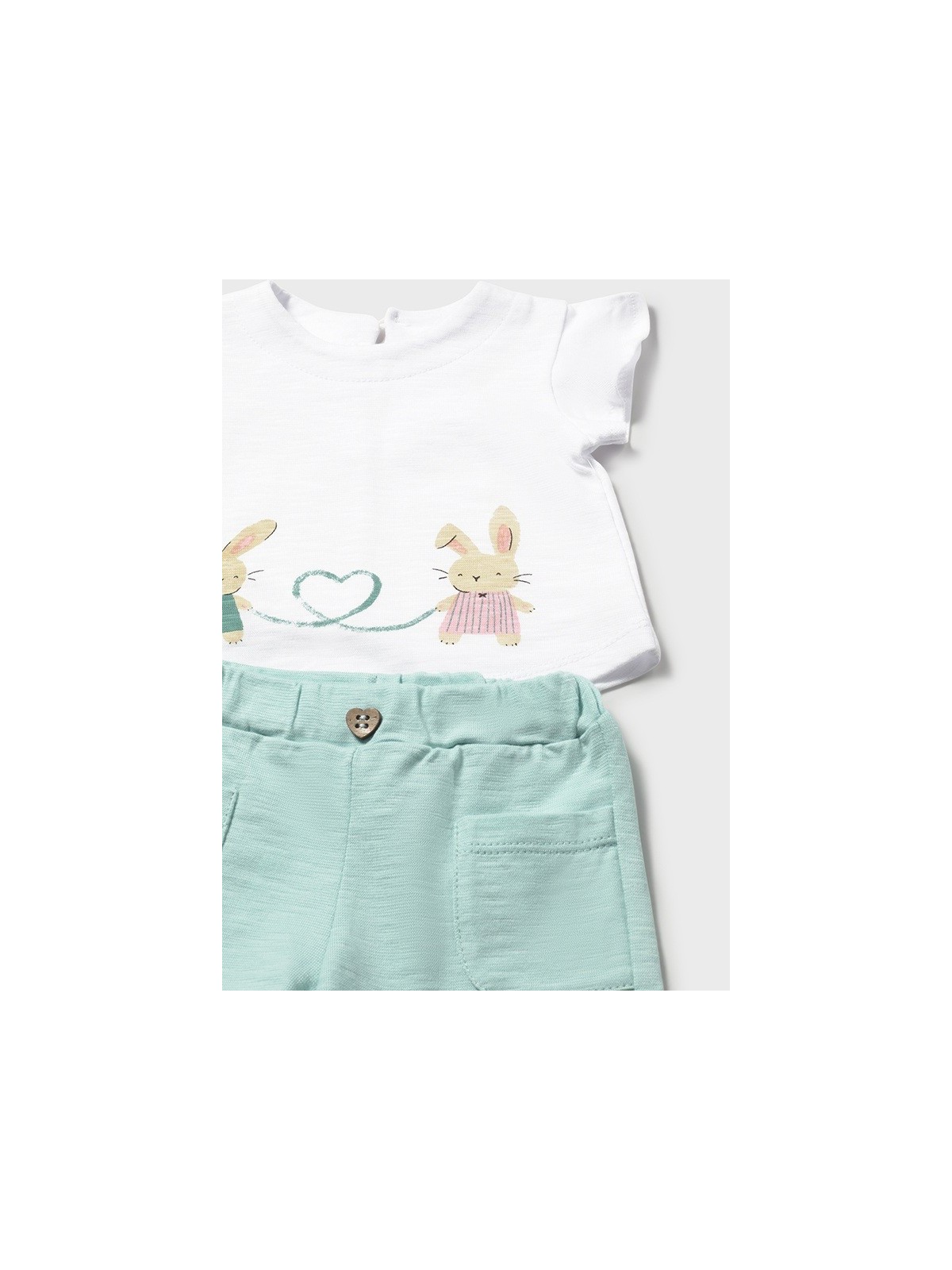 MAYORAL KOMPLET LETNI DLA DZIEWCZYNKI BLUZKA I SPODENKI 1641/51